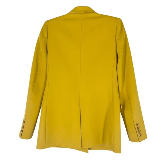 NWT Nili Lotan Valerie Double Breasted Blazer Jacket in Mustard - Picture 3 of 11